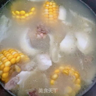 椰子玉米鸡汤的做法步骤：12
