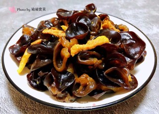 木耳炒肉丝的做法步骤：11