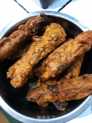 香酥鱼块的做法步骤：7