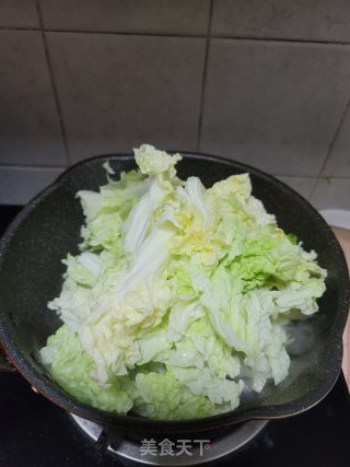 煎豆腐烧白菜的做法步骤：9