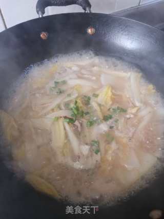 白菜年糕汤（百财年年高）的做法步骤：11