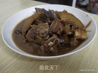 鸭肉焖节瓜的做法步骤：11