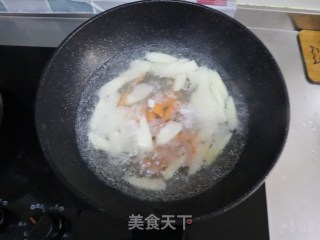 清炒山药❤️爽脆可口，健脾开胃又养生的做法步骤：3