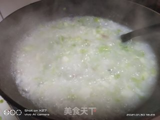 香肠白菜粥的做法步骤：5