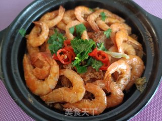 白菜福丸鲜虾煲的做法步骤：18