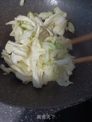白菜炖丸子的做法步骤：4