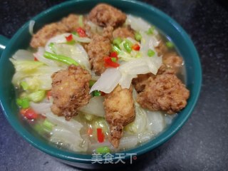 白菜炖丸子的做法步骤：13