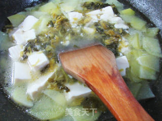 咸菜土豆片豆腐汤的做法步骤：5