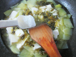 咸菜土豆片豆腐汤的做法步骤：7