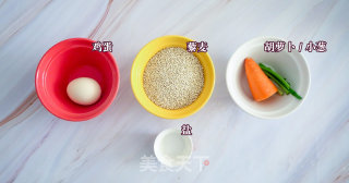 胡萝卜鸡蛋藜麦炒饭的做法步骤：1