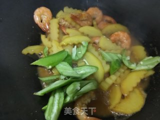 青虾琅琊土豆条的做法步骤：13