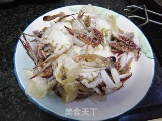 姜葱炒蟹的做法步骤：1
