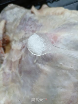 双葱烤羊腿的做法步骤：3