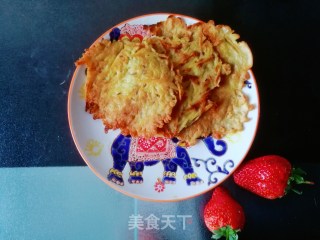 土豆丝饼的做法步骤：10