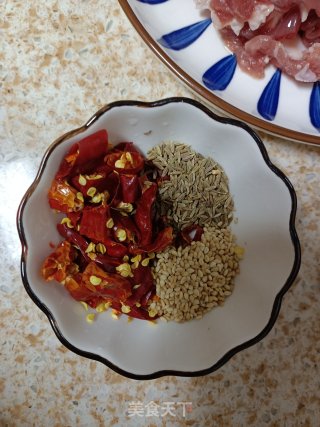 孜然羊肉的做法步骤：3