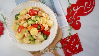 三鲜日本豆腐，高颜值、营养丰富又补钙的做法步骤：9
