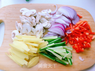 锡纸蒸牛柳的做法步骤：4