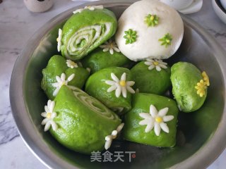 小雏菊馒头的做法步骤：12