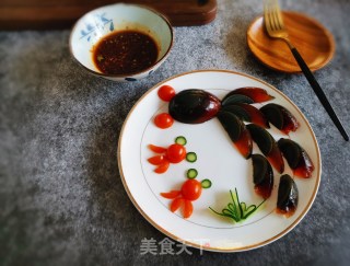 松花蛋摆盘的做法步骤：14