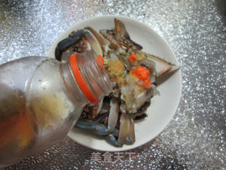 葱油梭子蟹的做法步骤：3