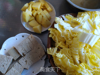 羊蝎子炖白菜的做法步骤：7