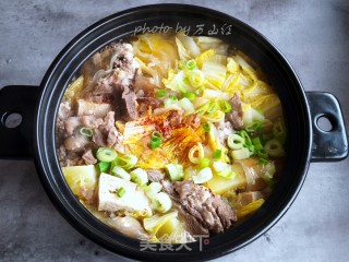 羊蝎子炖白菜的做法步骤：13