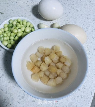 瑶柱炒蛋的做法步骤：2