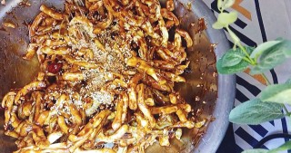 牛萨萨—不熬糖的沙琪玛的做法步骤：10