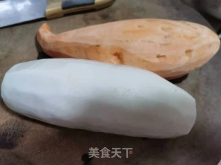 地瓜萝卜汤的做法步骤：3