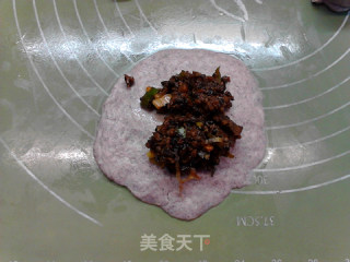 酱香三菇素馅黑米饼的做法步骤：20