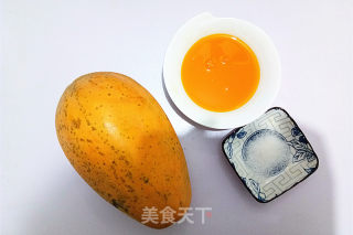 橙汁木瓜的做法步骤：1
