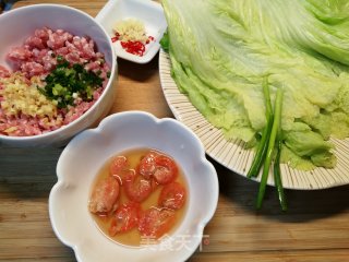 年夜饭新年菜（23）金钩蚝油白菜卷的做法步骤：2
