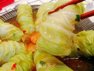 年夜饭新年菜（23）金钩蚝油白菜卷的做法步骤：8