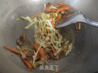 炒饼的做法步骤：4
