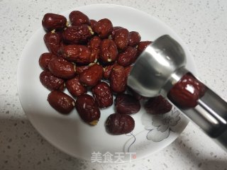 无核儿红枣蒸粘糕的做法步骤：5