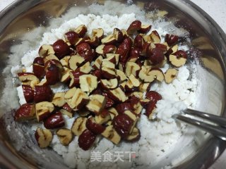 无核儿红枣蒸粘糕的做法步骤：11