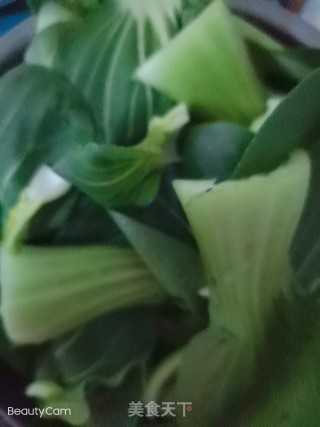 香菇油菜的做法步骤：2