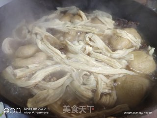 牛腩腐竹汤的做法步骤：9
