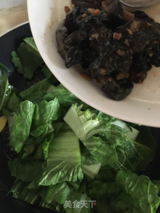 牛肉末炒大芥菜的做法步骤：5
