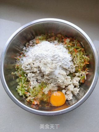 豆腐鸡肉蔬菜丸子的做法步骤：8