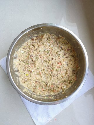 豆腐鸡肉蔬菜丸子的做法步骤：9