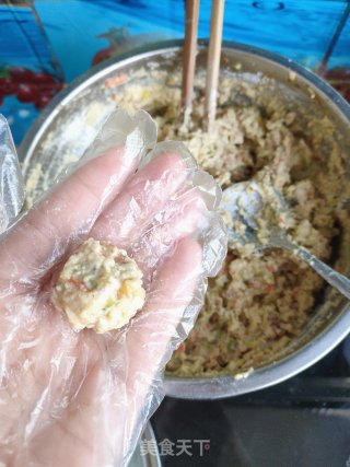 豆腐鸡肉蔬菜丸子的做法步骤：10