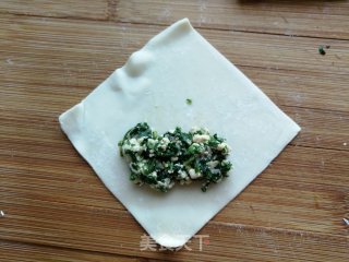 虾仁荠菜春卷的做法步骤：6