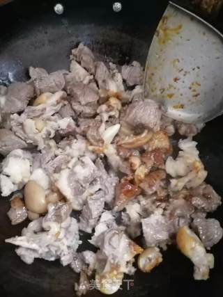 红烧羊腿肉的做法步骤：7