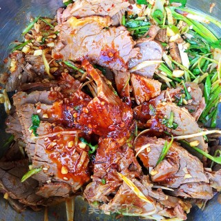 红油拌驴肉的做法步骤：7