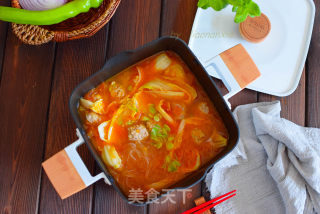 西红柿牛肉丸子汤的做法步骤：10