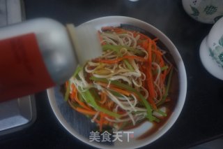原汁原味白灼三彩时蔬的做法步骤：8