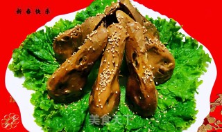 卤鸭头的做法步骤：13