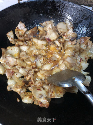 蒜苗五花肉的做法步骤：3