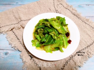 炝炒莲花白的做法步骤：7